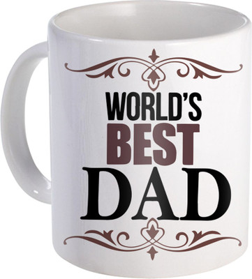 

SKY TRENDS Gift For Father Printed Ceramic Coffee Best Present For His Anniversary/Birhday ATP-038 Ceramic Mug(350 ml), Multicolor