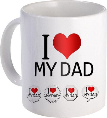 

SKY TRENDS Gift For Fathers Day In Coffee His Anniversary/Birthday Present JSD-074 Ceramic Mug(350 ml), Multicolor