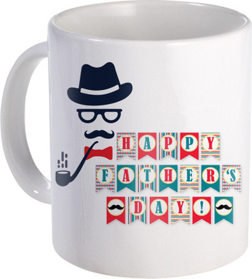 

SKY TRENDS Gift For Father Printed Ceramic Coffee Best Present For His Anniversary/Birhday ATP-014 Ceramic Mug(350 ml), Multicolor
