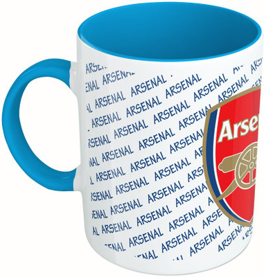 

MiiCreations Printed Two Tone Blue And White Arsenal Football Team Ceramic Mug(325 ml)
