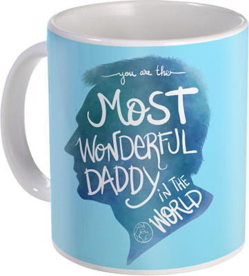 

SKY TRENDS Gift For Father Printed Ceramic Coffee Best Present For His Anniversary/Birhday ATP-026 Ceramic Mug(350 ml), Multicolor