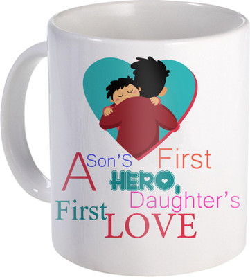 

SKY TRENDS Gift For Father Printed Ceramic Coffee Best Present For His Anniversary/Birhday ATP-021 Ceramic Mug(350 ml), Multicolor