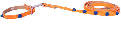 

SRI Imported High Quality Collar And Leash Set For Small Puppy/Cat 127 cm Dog Cord Leash(Orange)