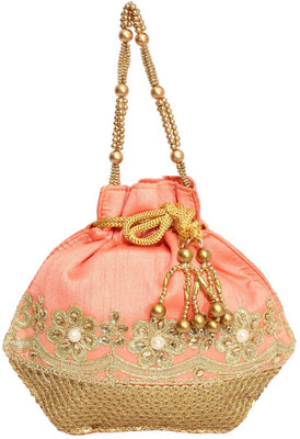 

Bagaholics Ethnic Silk Potli Batwa Potli(Multicolor)