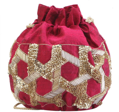 

TARUSA Trendy Potli(Pink)