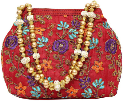 

Bagaholics Ethnic Silk Potli Batwa Potli(Multicolor)