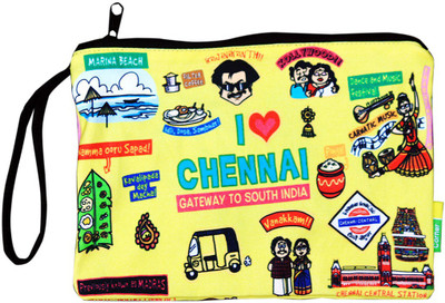 

Eco Corner Big Coloured Chennai Pouch(Multicolor)