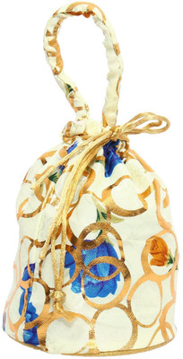 

Bagaholics Ethnic Silk Potli Batwa Potli(Multicolor)