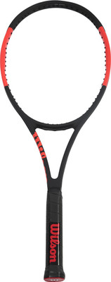 

Wilson Pro Staff 97 Black, Red Unstrung Tennis Racquet(G3 - 4 3/8 Inches, 315 g)