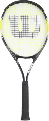 

Wilson Energy XL Black, Yellow Strung Tennis Racquet(4 3/8 inch, 289 g)
