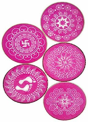 

Vardhman Rangoli 8 " Round Stencils , Set Of 5 Rangoli Stencil