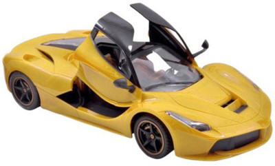 

Tiny Mynee Ferrari style remote controlled ferrari car with opening door (Yellow)(Yellow)