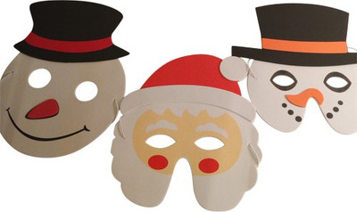

Funcart Funcart Foam Xmas masks (pack of 3)