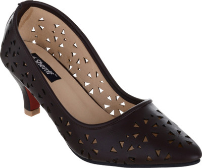 Sherrif Shoes Women BROWN Heels