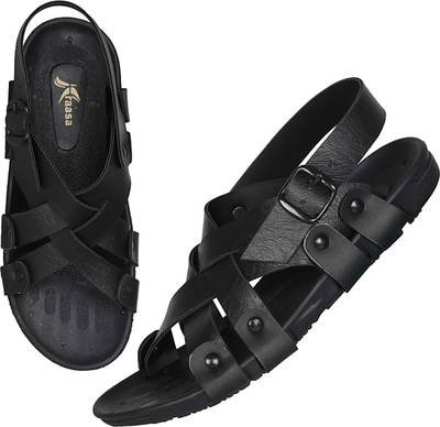 Kraasa Men Tan Sandals