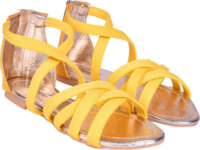 

Jade Women Yellow Flats