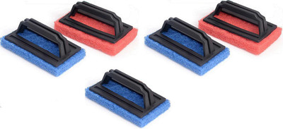 

Bajrang Tile cleaning multipurpose scrubber Brush with handle(05 pcs.) Scrub Pad(Medium, Pack of 5)