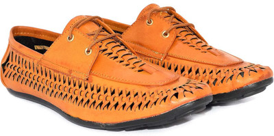Alberto Calza Airflow Loafers For Men(Tan