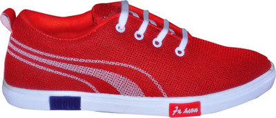 

ZAAFA Canvas Shoes For Men(Red