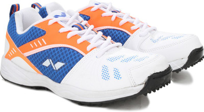 

Nivia Willow Cricket Shoes For Men(White, Wht/blu