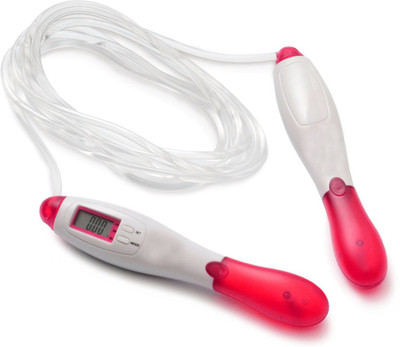 

Heega HGSKIPPROPEDIGITAL-whr Speed Skipping Rope(Multicolor, Length: 279 cm), Red;white