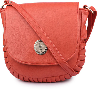 

TR Fashion Women Casual Pink PU Sling Bag