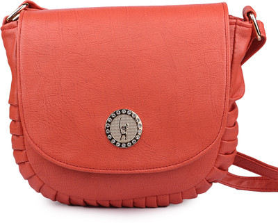 

STYLEFASHION Girls Casual Pink, Red PU Sling Bag