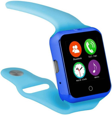 

IZED IZED AANTI lost Smart Watch for kids & adults , Bluetooth Android & Ios Connectivity, with sim & memory card supported, also with camera feature Smartwatch(Blue Strap)