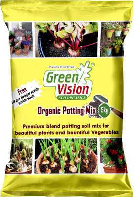 

Greenvision Organic Potting Mix 5 kg Soil Manure(5 kg Powder)