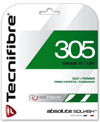 

Tecnifibre SQUASH 305 GREEN 1.25 Squash String - 10 m(Multicolor)
