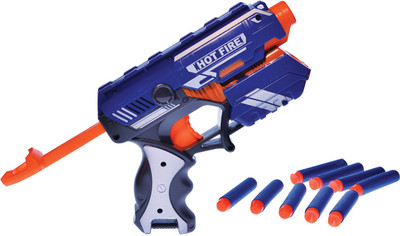

LAP Toys Storm Blue Jay 10 Bulllets Manual Soft Dart Gun(Multicolor)