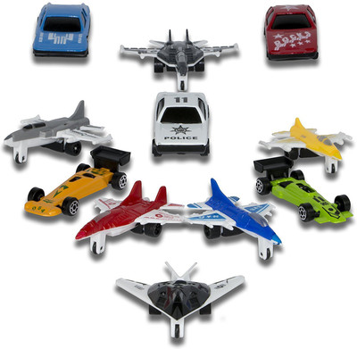 

Krypton Fighter Jet And Mini Car Toy An complete set.(Multicolor)