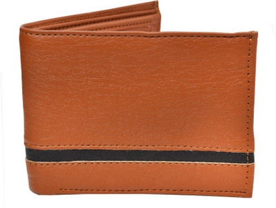 

Elligator Men Tan Artificial Leather Wallet(5 Card Slots), Tan-02