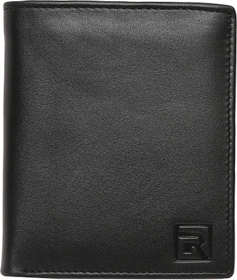 

Regnum Men Black Genuine Leather Wallet(6 Card Slots)