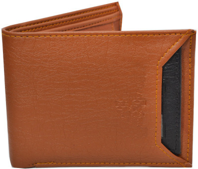 

Elligator Men Tan Artificial Leather Wallet(5 Card Slots), Tan-11
