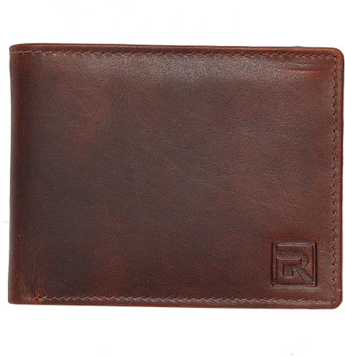 

Regnum Men Brown Genuine Leather Wallet(6 Card Slots), Deep brown