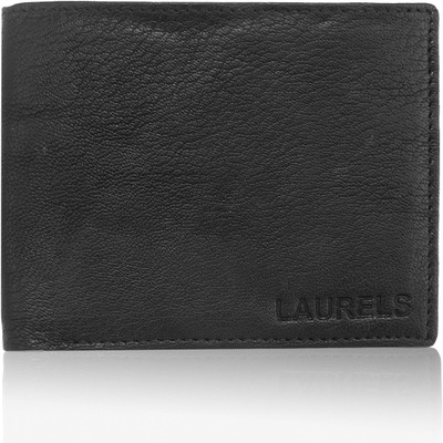 

Laurels Men Black Artificial Leather Wallet(6 Card Slots)