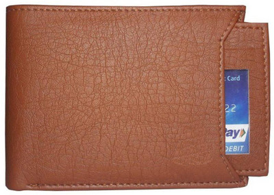 

Elligator Men Tan Artificial Leather Wallet(5 Card Slots), Tan-06