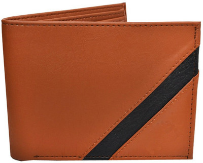 

Elligator Men Tan Artificial Leather Wallet(5 Card Slots), Tan-04