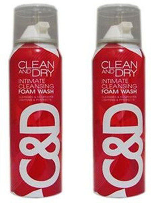 

Midas Care Clean And Dry Foam(pack of 2) Intimate Wash(84 g)