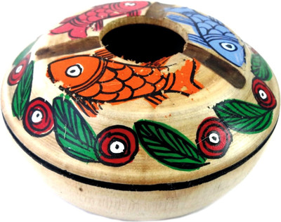 

Banga Wooden Decorative Multicolor Wood Ashtray(Pack of 1)