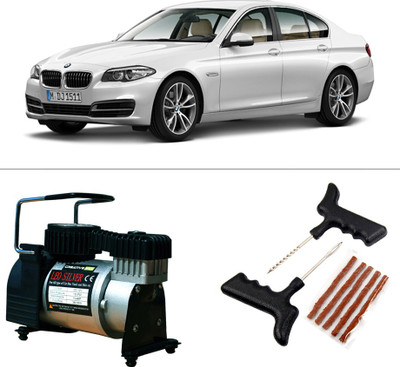 Creative Via AutoCut-OFF Premium Metal Air Compressor With Tyre Punture Repair Kit For BMW 5 Series Combo