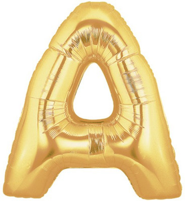 

ROCK THE PARTY Solid GOLD A Balloon(Gold, Pack of 1)