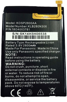 

KIVI KOSP-2800AA Battery
