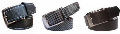 

Bacchus Men Formal Multicolor Artificial Leather Belt, Multi