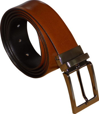

Style 98 Men Casual Brown, Black Genuine Leather Reversible Belt, Black;brown