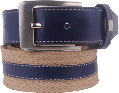 

Aditi Wasan Men Casual Blue Genuine Leather Belt