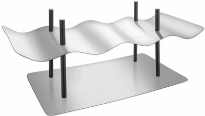 

EKMANN Stainless Steel Bottle Rack(Silver, 2 Bottles)
