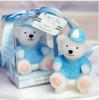 

Funcart Funcart TEDDYBLUECANDLE Candle(Blue, White, Pack of 1)