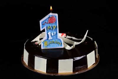 

Funcart Funcart My 1st Birthday Blue Candle Candle(Multicolor, Pack of 1)